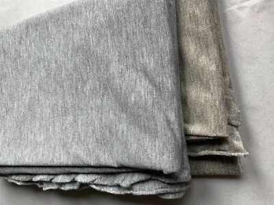 Glitzer Single Jersey Lurex, Stretch Stoff, gold und silber, 2 Meter Viskose Mix - Bild 1 von 4