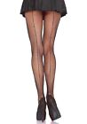 Fishnet Back Seam Tights Sexy Lingerie French Pin Up Black Nude Red 9015