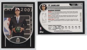 2007-08 Bowman Draft Picks & Stars /2999 Yi Jianlian #121 Rookie RC