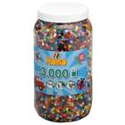 Boîte XXL perles à repasser Hama Perlen 211-68 avec env. 13 000 crafes Midi colorées