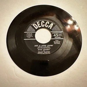 Bing Crosby Grady Martin Just A Little Lovin' / Till The End Of The World 7" - Picture 1 of 3