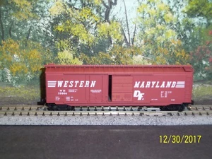 MTL MICRO-TRAINS N SCALE #33070 50' STND BOX PLUG DOOR WESTERN MARYLAND #33006 - Picture 1 of 3