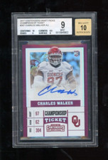 1/1 Charles Walker 2017 Panini Contenders DP CHAMPIONSHIP TICKET Auto BGS 9 Card