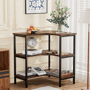 Eckaufbewahrungsregal L-förmig Bodenschrank offene Regale Bücherregal Home Office - Bild 1 von 29
