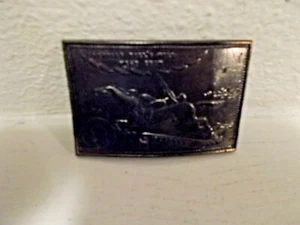 Buffalo Bill's Wild West Show Brass Belt Buckle - Picture 1 of 2