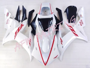 White Red ABS Injection Bodywork Fairing Kit Panel for Yamaha YZF R1 2002 2003 - Picture 1 of 6