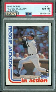 1982 TOPPS # CARL YASTREZEMSKI PSA 8 MAC SPOTLESS CENTERED * - Picture 1 of 4