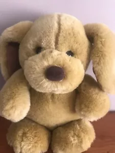9" VINTAGE 1995 FORDLET TAN BROWN BABY PUPPY DOG STUFFED ANIMAL PLUSH TOY SOFT - Picture 1 of 4