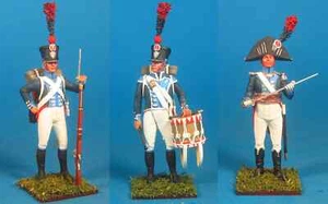 Unassembled Leib regiment of Hesse-Darmstadt, White Metal 60 mm 1/30 Figure kit - Picture 1 of 14