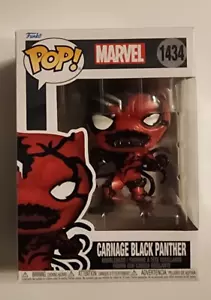 Marvel Carnage Black Panther Funko Pop! Figura Vinilo #1434 - Imagen 1 de 7