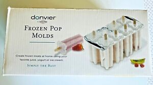 DONVIER Frozen Pop Popsicle Mold by Cuisipro for 8 Popsicles + 2 x 50 sticks