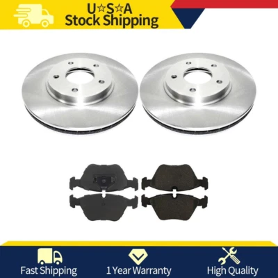 Rotores de freno delanteros y pastillas de freno de cerámica de alta calidad para Jaguar XJ8 1998-2001 Foto 1 de 4