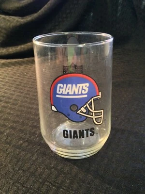 Casco de fútbol americano vintage de los Gigantes de la NFL vaso/vaso de Nueva York Foto 1 de 3
