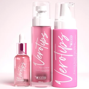 Skin Care Bundle with Facial Serum - Face Cleanser - Toner for Face - Verotips W - Picture 1 of 12