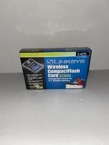 Linksys WCF12 Wireless CompactFlash Card 2.4GHz Fits Type 1 or Type 2 Slot! *NEW - Picture 1 of 6