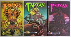 SIGNED SET~TARZAN: LOVE, LIES...AND THE LOST CITY 1 2 3~MALIBU~WHEATLEY~1992~NM - Picture 1 of 6