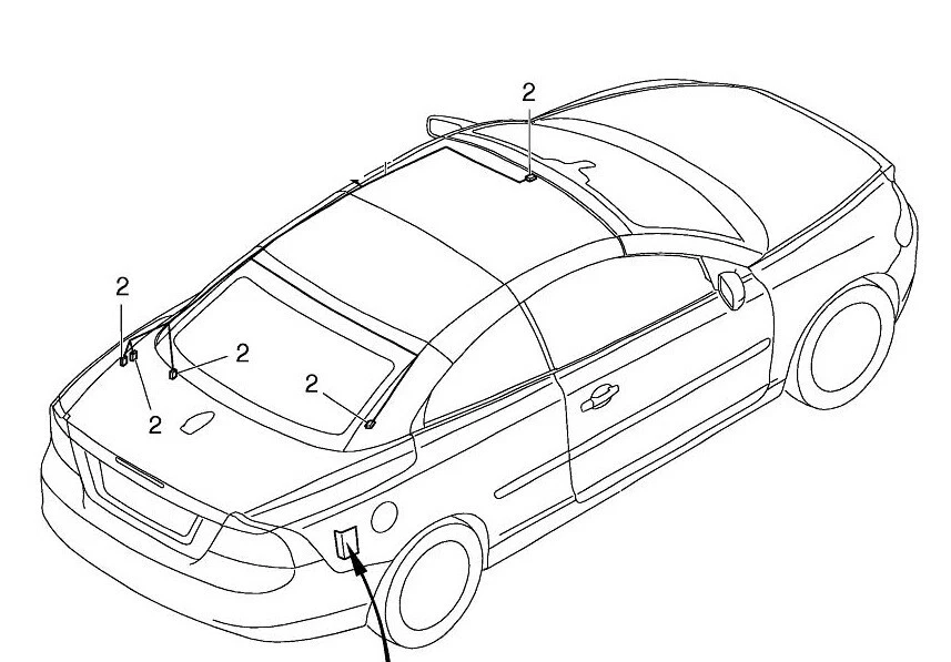Volvo C70 Cab Hall Sensors HS 1, 3, 5, 6, 7, 9, 10, 11, 12, 15, 16, 18, 19 - Image 1 of 4