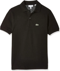 Lacoste Boys' Short Sleeve Classic Pique Polo Shirt, Black, 3T - Picture 1 of 3