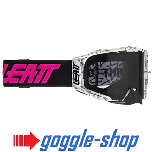 LEATT VELOCITY 6.5 MOTOCROSS MX GOGGLES - BONES / SMOKE LENS - Bild 1 von 2