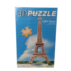 3D Puzzle Eiffel Tower Paris France Model 66cm x 24.5cm x 24.5cm Build Brand New - Picture 1 of 14