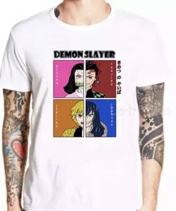 Demon Slayer | Tanjiro Group | T-Shirt Herren | ANIME | Kostenloser Versand | Größe (L) - Bild 1 von 2