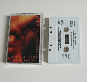 C&C MUSIC FACTORY GONNA MAKE YOU SWEAT EVERYBODY DANCE NOW CASSETTE TAPE SINGLE - Picture 1 of 1