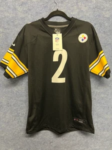Nike NFL Pittsburgh Steelers Jersey Trikot Schwarz #Justin Fields Größe XL NEU - Bild 1 von 4
