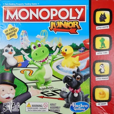 Monopoly Junior Board Game by Hasbro Gaming 2017 -  (5 Years+)  - Complete - Image 1 of 4