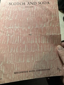 B 1951 Kingston Trio Song Noten Scotch And Soda - Bild 1 von 2