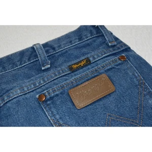 Jean western Wrangler homme taille 36 x 31 cowboy bootcut coupe bleu coton denim - Photo 1/8