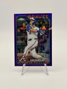 2024 Topps Chrome Update Gio Urshela Purple Refractor /250 Braves #USC198 - Bild 1 von 2