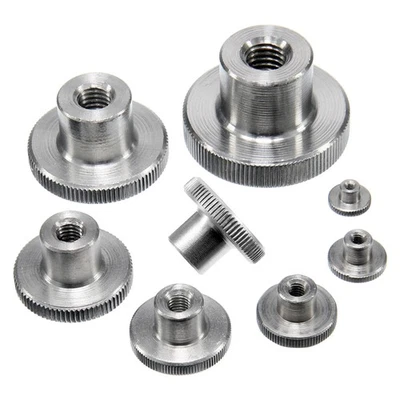 Rändelmutter DIN 466 hohe Form Edelstahl A1 Rändelmuttern M2 M3 M4 M5 M6 M8 M10 - Bild 1 von 3