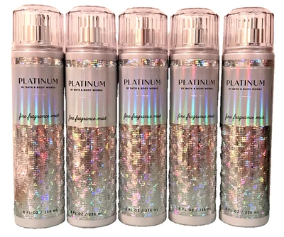 PLATINO FRAGANCIA NIEBLA SPRAY CORPORAL 8 OZ BAÑO Y CUERPO FUNCIONA LOTE CONJUNTO X 5 LOTE NUEVO Foto 1 de 2