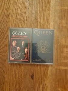 QUEEN ~ GREATEST HITS I & II - LONG PLAY ROCK CASSETTE TAPE - Vgc - Bundle - Picture 1 of 4