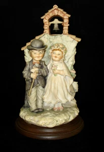 Vintage Capodimonte Die Hochzeit seltene Porzellanfigur 10 Zoll groß signiert B Merli 1983 - Bild 1 von 10