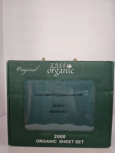 Baum Bio 2000 Stück Queen Bettwäsche Set. Premium Bio Baumwolle. Waldgrün. - Bild 1 von 6