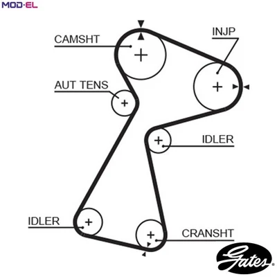 TIMING BELT 5561XS FOR RENAULT CLIO/II/Hatchback/Van/MIO/Mk SCENIC/MPV MASTER - Image 1 of 4