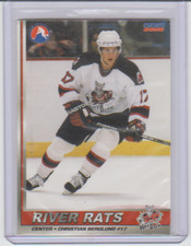 2001-02 Albany River Rats (AHL) Christian Berglund  #16