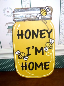 GALERIE II - BIENENSAMMLUNG - HONIG EINMACHGLAS WANDKUNST - MASSE 8"X13,5" - NEU - 2020  - Bild 1 von 1