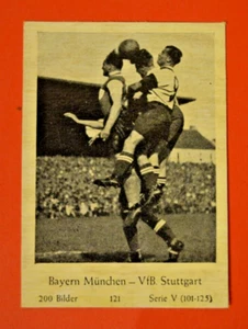 WS Sportbilder 1952-Oberliga calcio Bayern Monaco-Stoccarda #121 non incollato raro - Foto 1 di 2