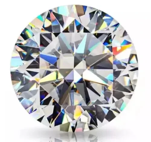 [LC-141] 4mm Round Lab Created CVD Diamonds D-IF 1/4 carat BN Retail $300.00 - Image 1 of 1