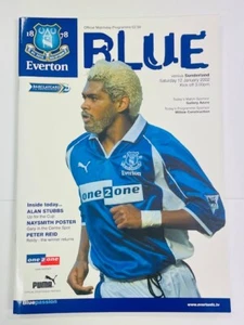 2001/02 EVERTON V SUNDERLAND 12-01-2002 PREMIER LEAGUE - Picture 1 of 1