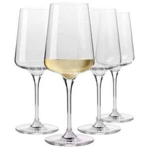 Krosno Infinity Gläser für Weißwein Wein | Set 4 | 400 ml | Spülmaschine - Bild 1 von 12