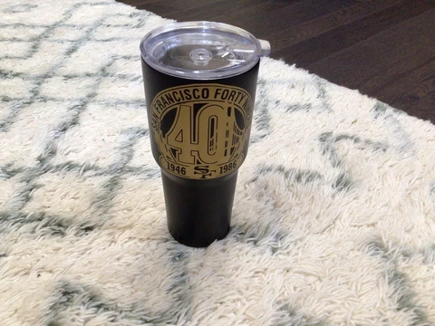 San Francisco 49ers Insulated Hot/Cold Stainless Steel Travel Tumbler 32 Oz Cover