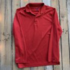 Izod Polo Red Shirt Youth Size L (14/16) Log Sleeve