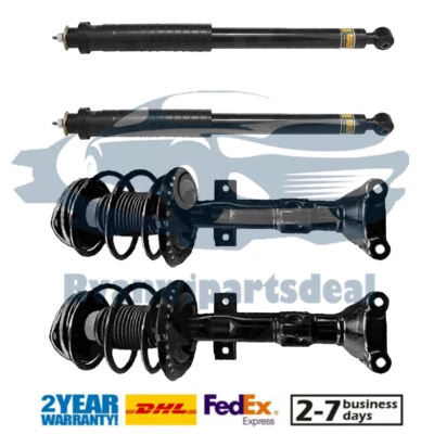4x Front Rear Shock Struts Assys Fit Mercedes-Benz W171 R171 SLK280 SLK300 SLK55 - Image 1 of 4