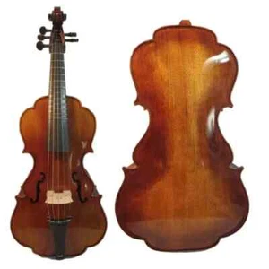 5 strings viola 18 inch inlaid frets,bigger deep rich sound thicker ribs #13019 - Picture 1 of 11