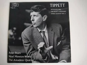 Michael Tippett Boyhood's End Heart's Assurance Noel Mewton-Wood Vinyl Record - Picture 1 of 5