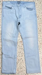Levi's Line 8 Vtg Mens White & Black Tab Denim Jeans Size 38x30 (Actual 38x29) - Picture 1 of 12