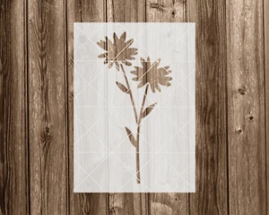 Wildflower Stencil, Reusable Stencil For Painting, 601 - Picture 1 of 2